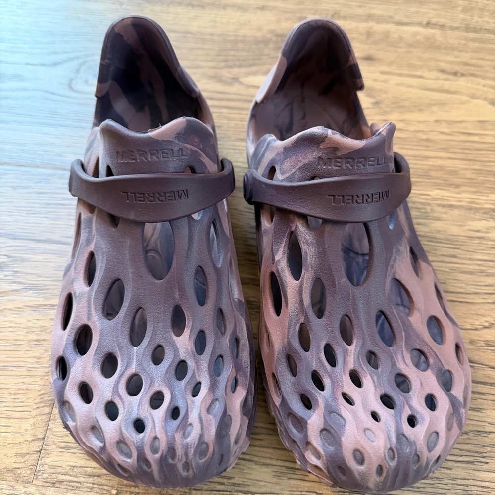 NWOT Merrell Hydro Moc Hiking Slippers Burlwood Men's 4.5 Women's 6 Purple - Picture 2 of 5